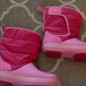 Girls Croc NWOT never worn boots